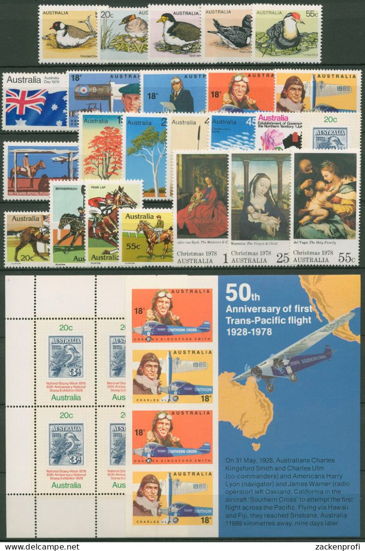 Australien 1978 Jahrgang Komplett (643/66, Block 3/4) Postfrisch (SG40382) - Annate Complete