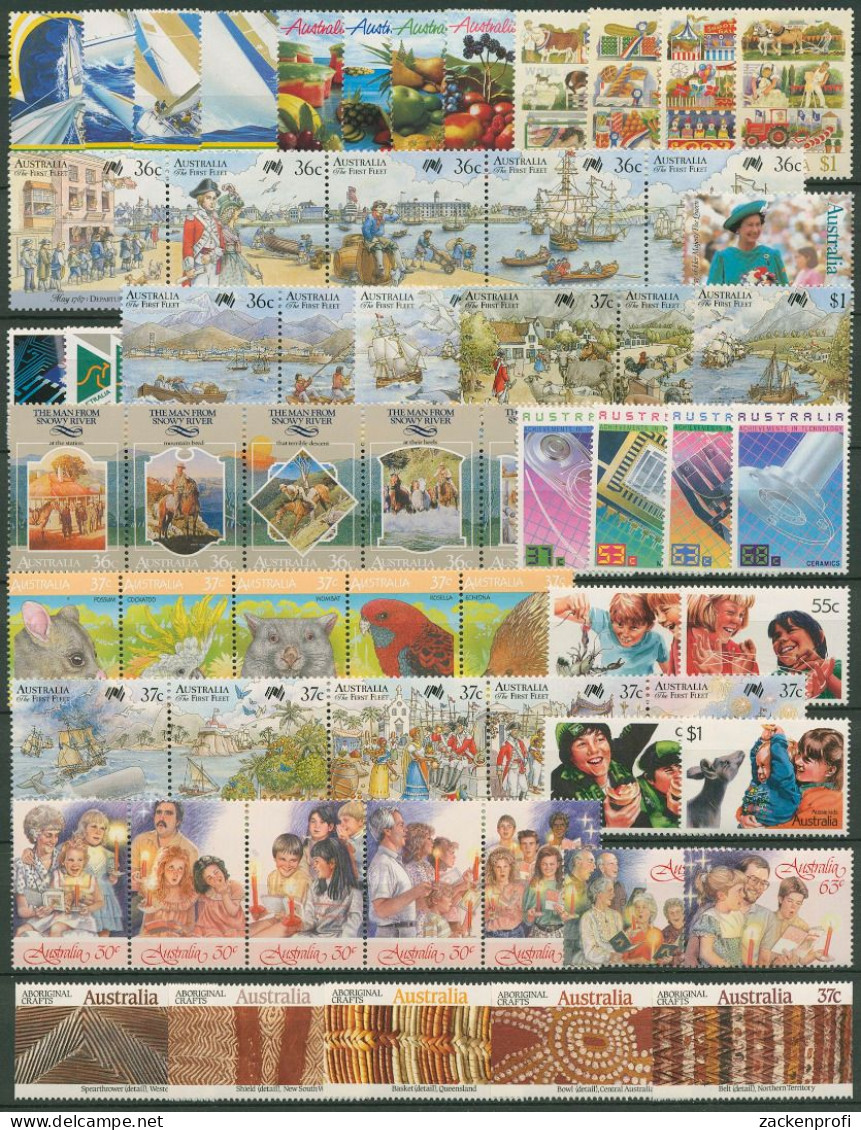 Australien 1987 Jahrgang Komplett (1013/73) Postfrisch (SG40391) - Complete Years