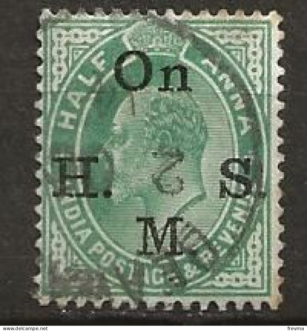 Timbre Inde Service Le Roi George VII 1903 - Timbres De Service