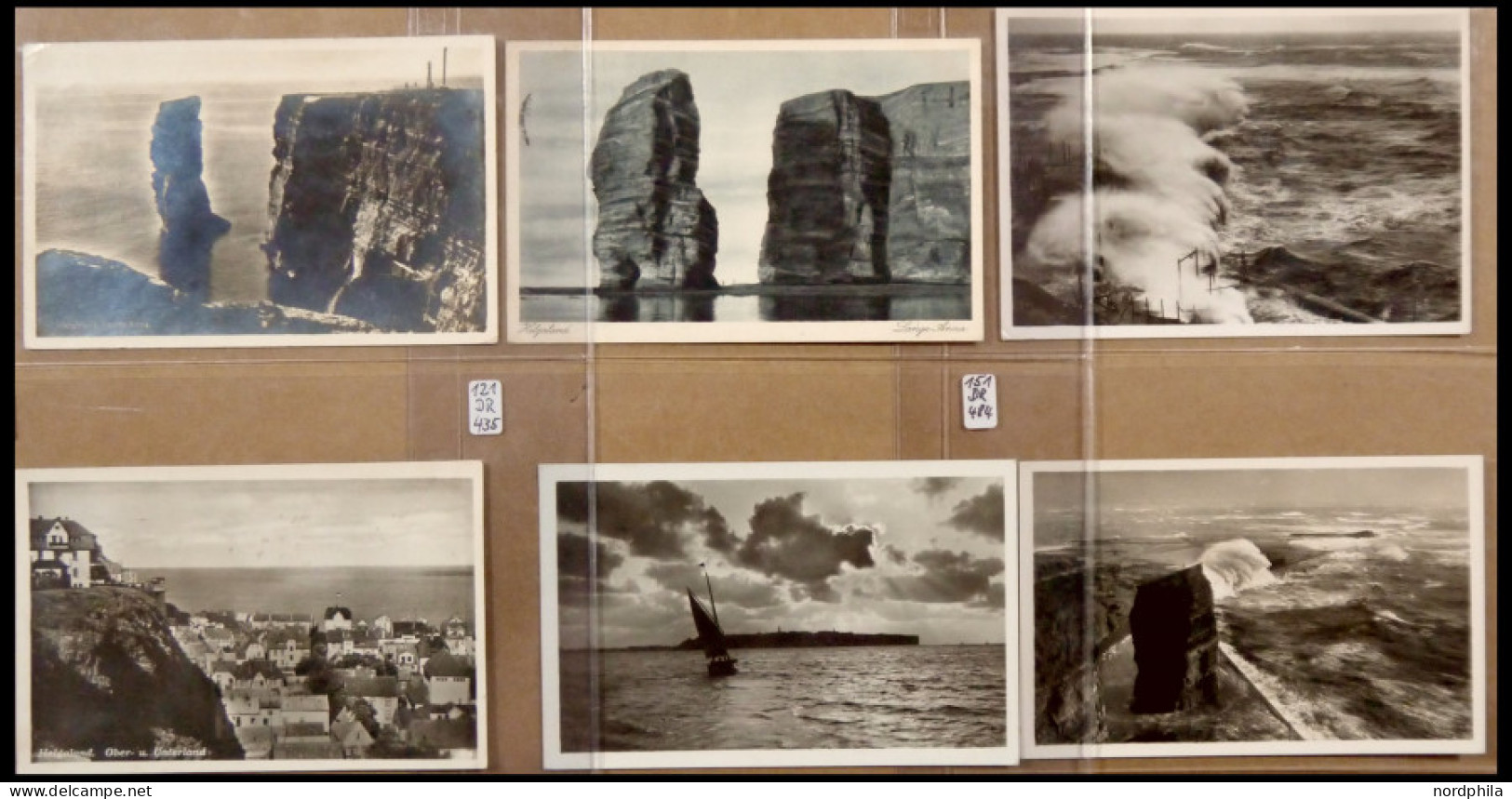 HELGOLAND 1930-38, 12 Verschiedene Gebrauchte Ansichtskarten, Dabei 2-mal Auf Hoher See... - Helgoland