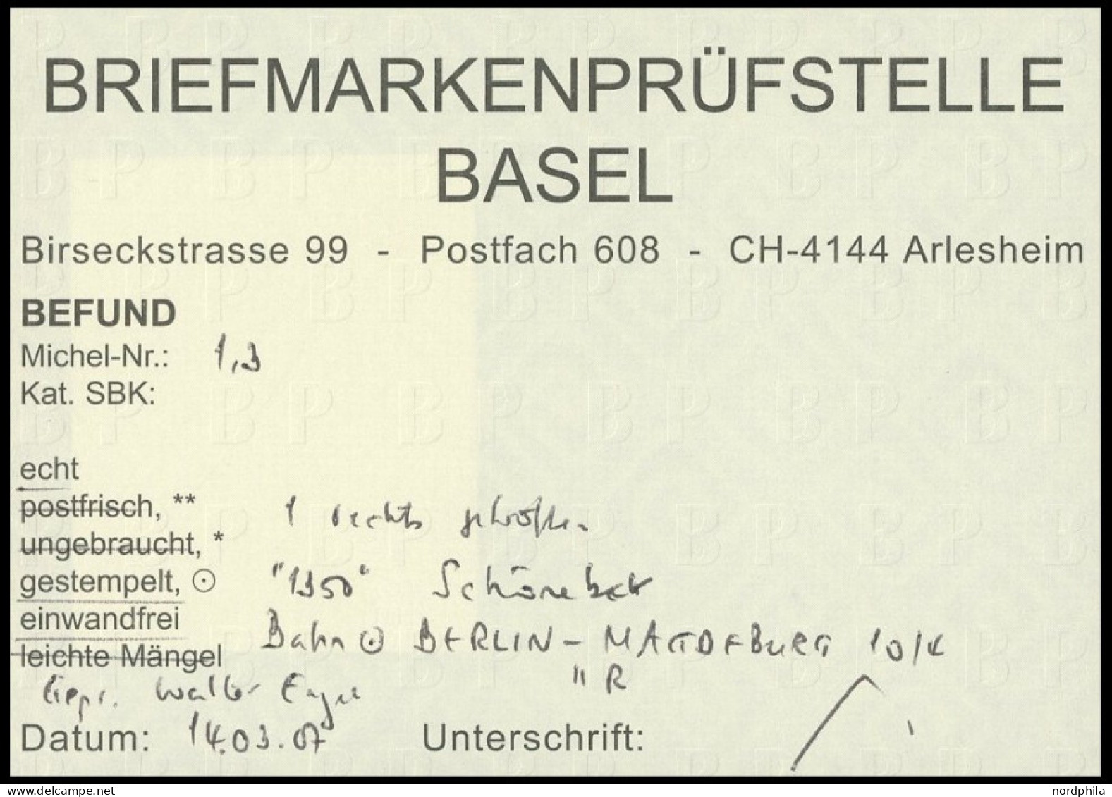 PREUSSEN 1,3 BrfStk, 1850, 1/2 Sgr. Rotorange (rechts Leicht Angeschnitten) Mit Breitrandiger 2 Sgr. Schwarz Auf Blau Au - Other & Unclassified