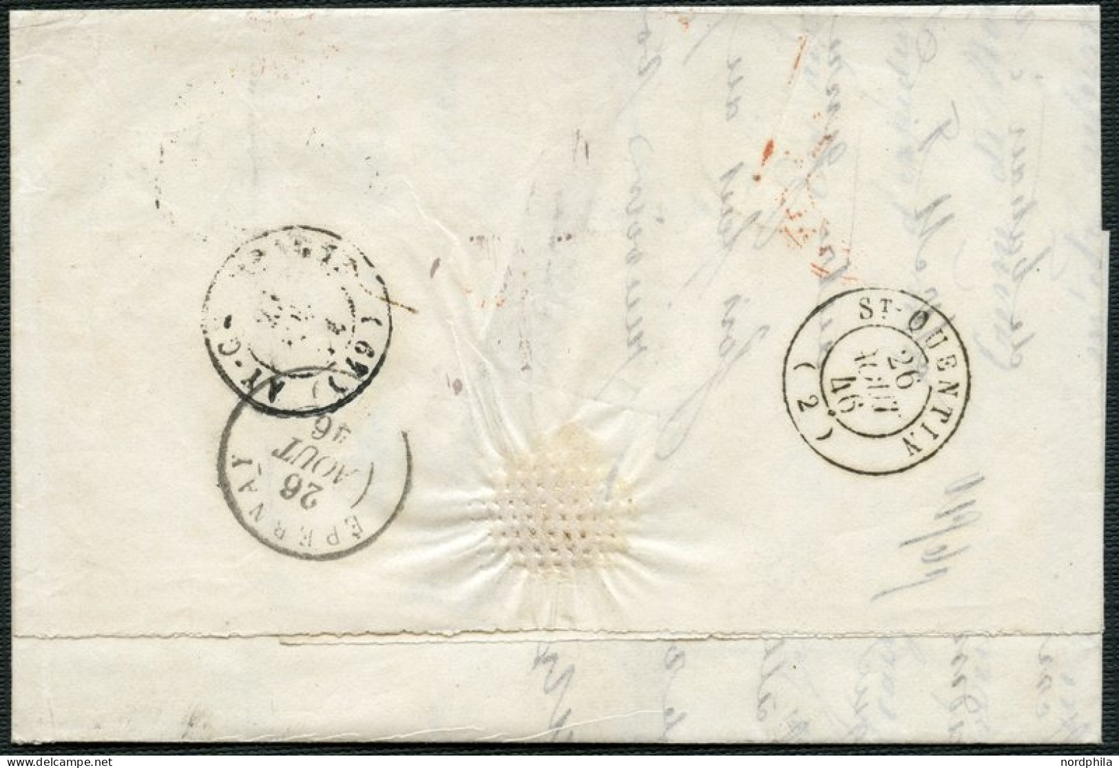 THURN Und TAXIS Thurn Und Taxis 1846, Vorphilabrief Geschrieben In Stockholm, Schweden Am 18.August 1846, Mit Courier Na - Prephilately