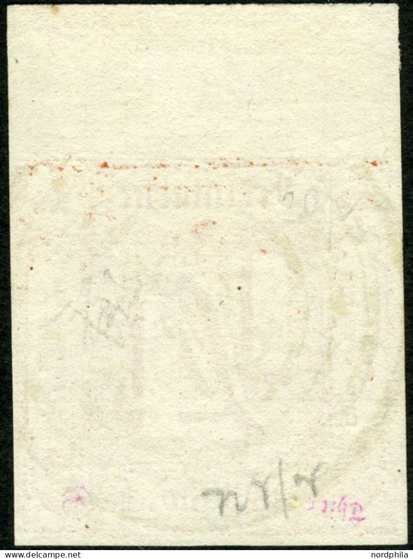 THURN Und TAXIS 13 O, 1861, 1/4 Gr. Rötlichorange, Mit Breitem Oberrand (9 Mm), Nummernstempel 236 (Kaltennordheim), Far - Other & Unclassified