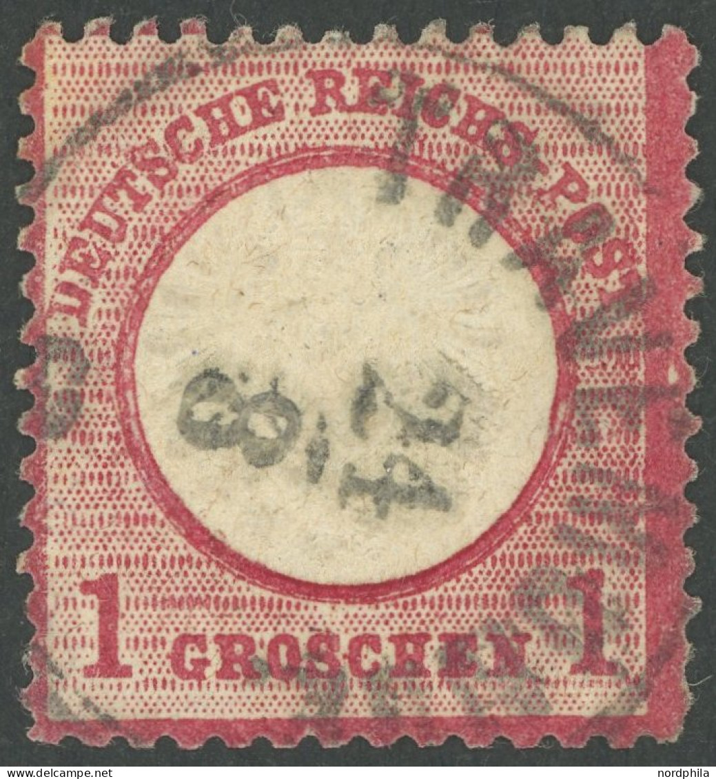 Dt. Reich 19 BrfStk, 1872, 1 Gr. Rotkarmin, Kleines Format (L 15) Mit Nachverwendetem K1 TRAVEMÜNDE, Kurzbefund Sommer - Other & Unclassified