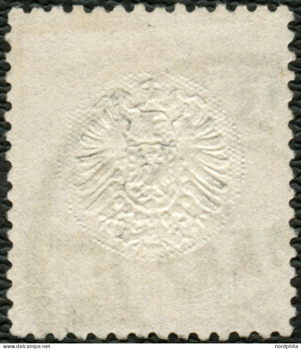 Dt. Reich 21b O, 1872, 21/2 Gr. Rotbraun, Mit Hufeisenstempel HAMBURG I.A., Farbfrisches Prachtstück, Fotobefund Krug, M - Gebruikt