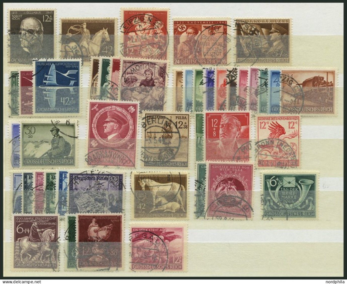 LOTS O, 1936-44, Partie Verschiedener Kompletter Ausgaben, Meist Pracht, Mi. 405.- - Gebruikt