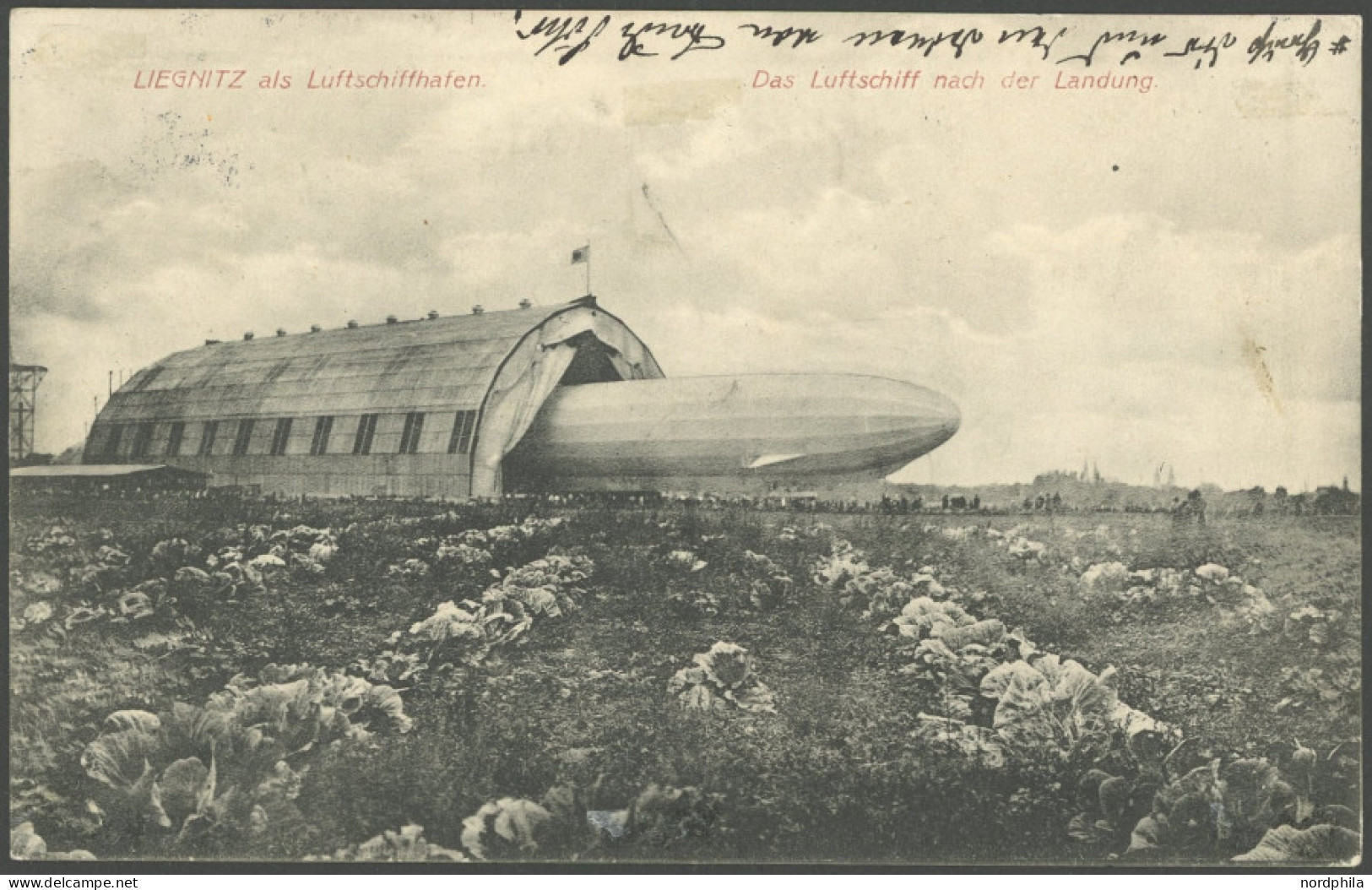 ZEPPELINPOST 18B BRIEF, 1913, Liegnitz - Flugpost An Der Katzbach, Flugpostkarte Mit Flugpostmarke Und 5 Pf. Germania, S - Luchtpost & Zeppelin