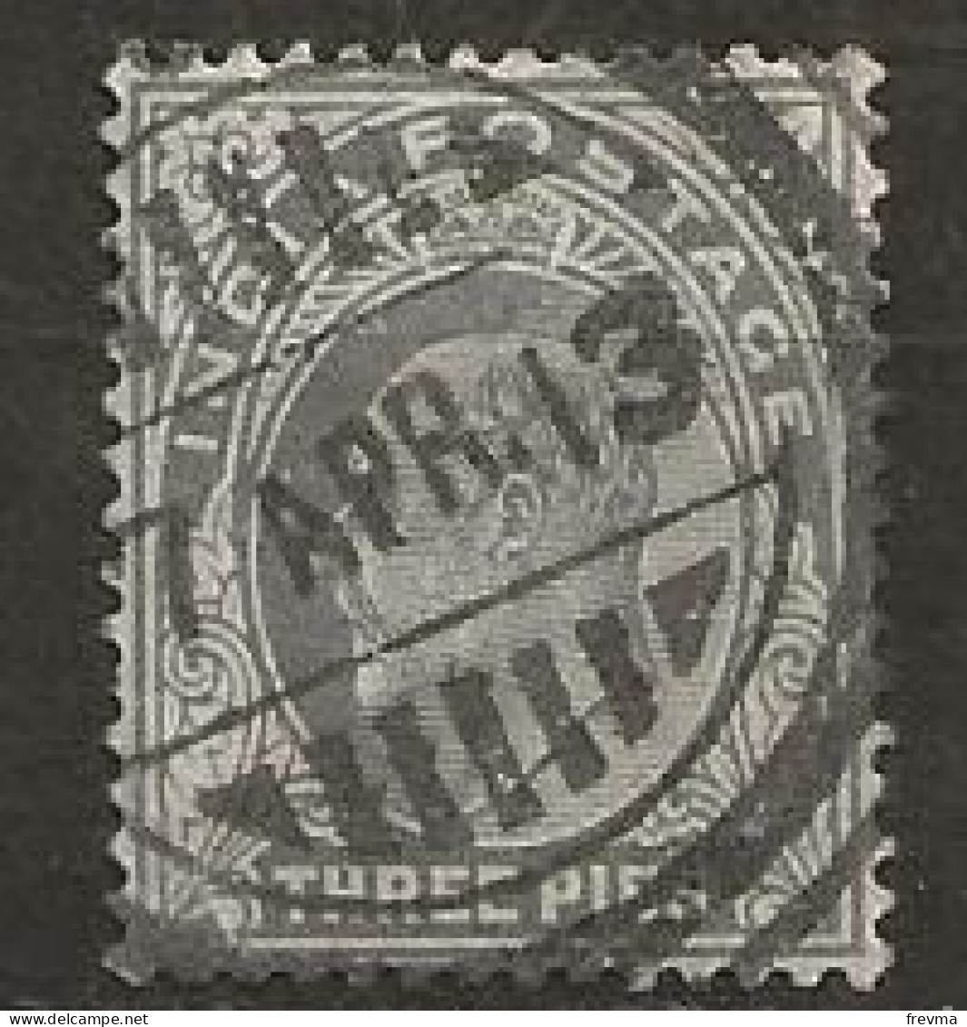 Timbre Inde Le Roi George VII 1913 - Timbres De Service