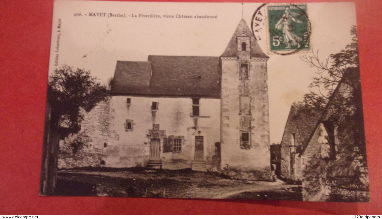 MAYET PIVARDIERE VIEUX CHATEAU ABANDONNE - Mayet