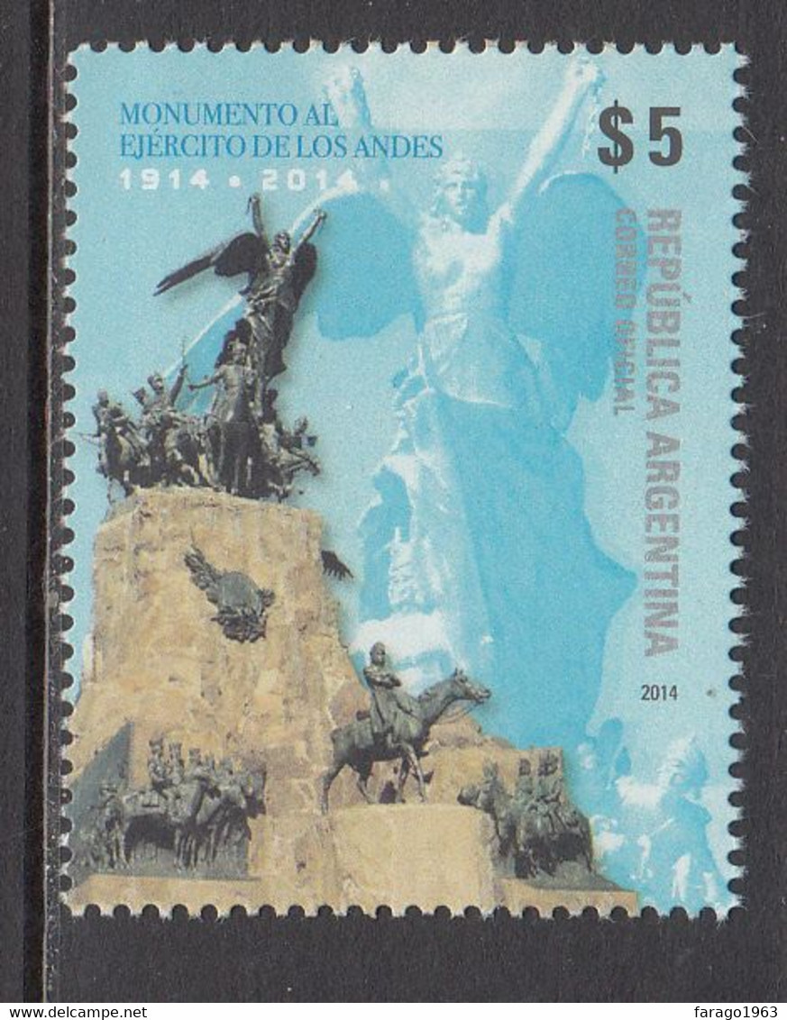 2014 Argentina Army Of The Andes Military Complete Set Of 1 MNH - Nuevos