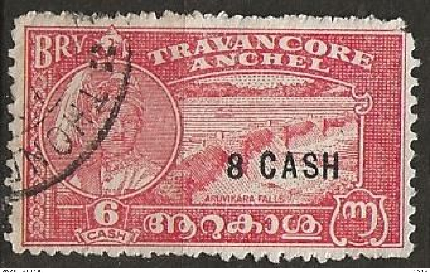 Timbre Travancore 1943 - Travancore