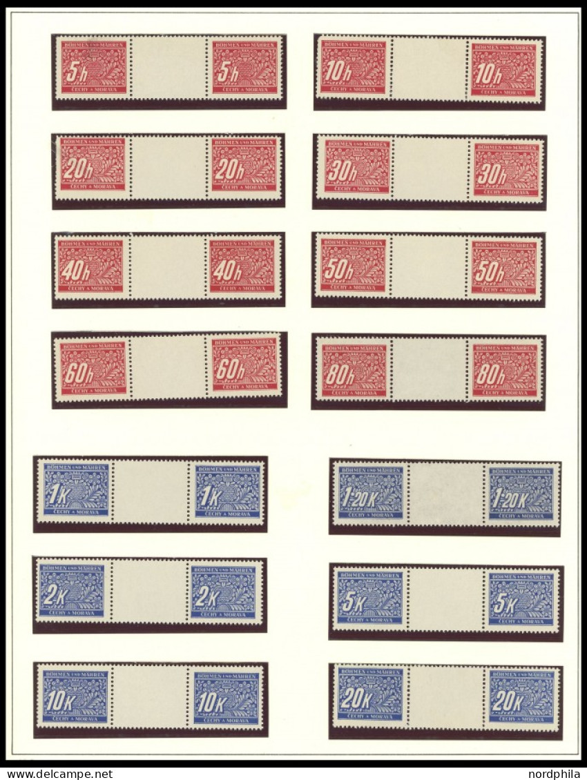 SAMMLUNGEN U. LOTS ,,o,BrfStk , Etwas Unterschiedliche Sammlung Bes.Geb.II, Dabei Böhmen Und Mähren Und Generalgouvernem - Andere & Zonder Classificatie