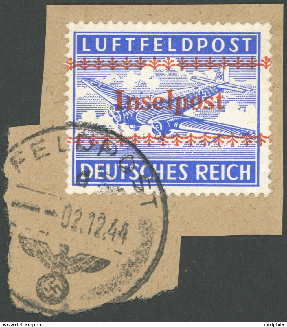 FELDPOSTMARKEN 7A BrfStk, 1944, Insel Kreta, Gezähnt, Normale Zähnung, Prachtbriefstück, Fotoattest Rungas - Bezetting 1938-45