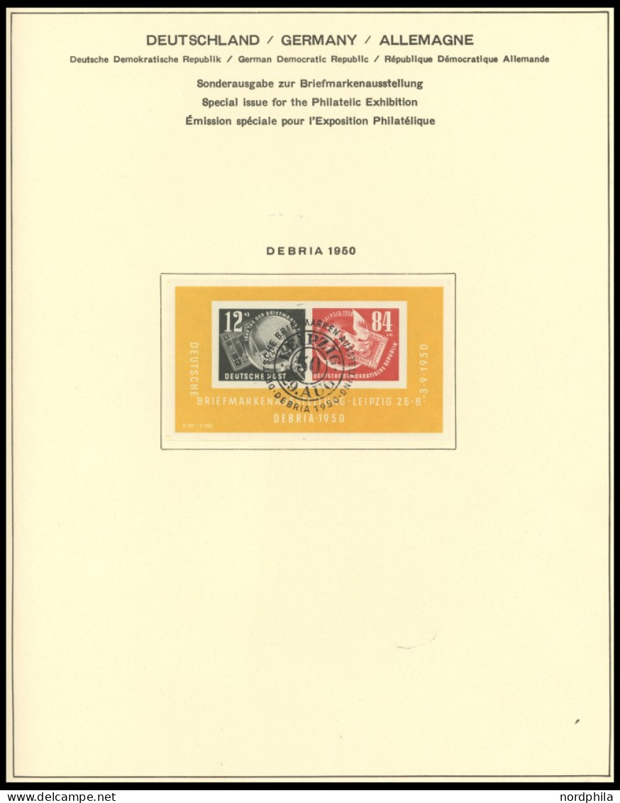 SAMMLUNGEN O, 1949-1974, Saubere Komplette Gestempelte Sammlung DDR Im Schaubek Album, Fast Nur Prachterhaltung - Sonstige & Ohne Zuordnung