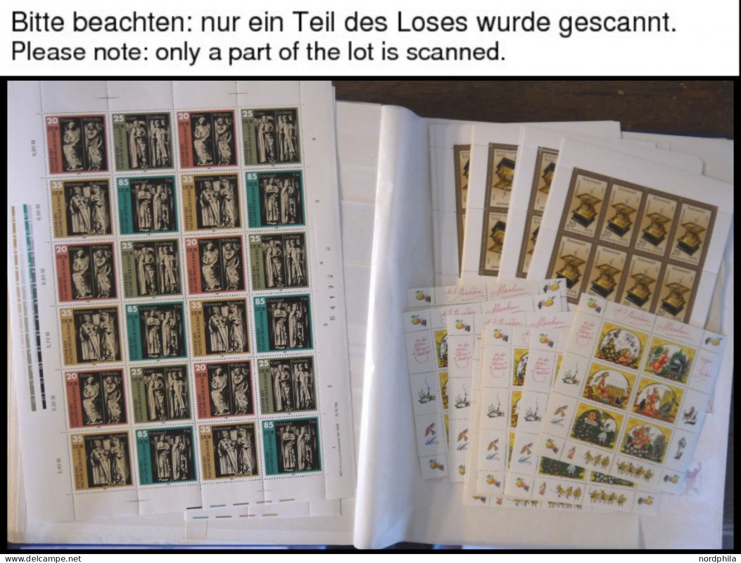 LOTS , Postfrisches Händlerlager DDR Von 1962-90 In 6 Schaubek Einsteckbüchern, Ab 1971 Meist 6-10x Vorhanden, Dabei Zus - Other & Unclassified