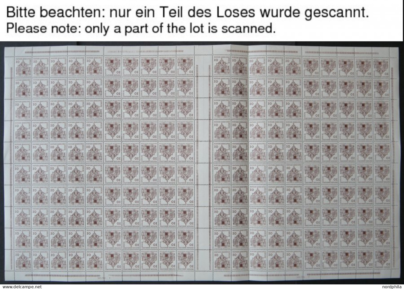 ZUSAMMENDRUCKE MHB 4.1,2 , 1965, Markenheftchenbogen Zwinger, MHB 4.1 Oben Minimal Angetrennt, Pracht, Mi. 310.- - Se-Tenant