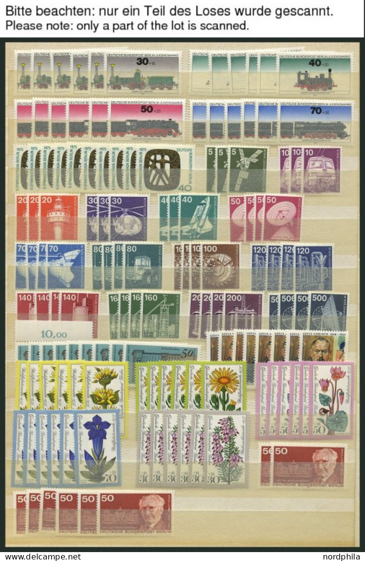 LOTS , 1969-80, Saubere Dublettenpartie Kompletter Ausgaben, Meist 5-10x, Pracht, Mi. Ca. 3000.- - Sonstige & Ohne Zuordnung
