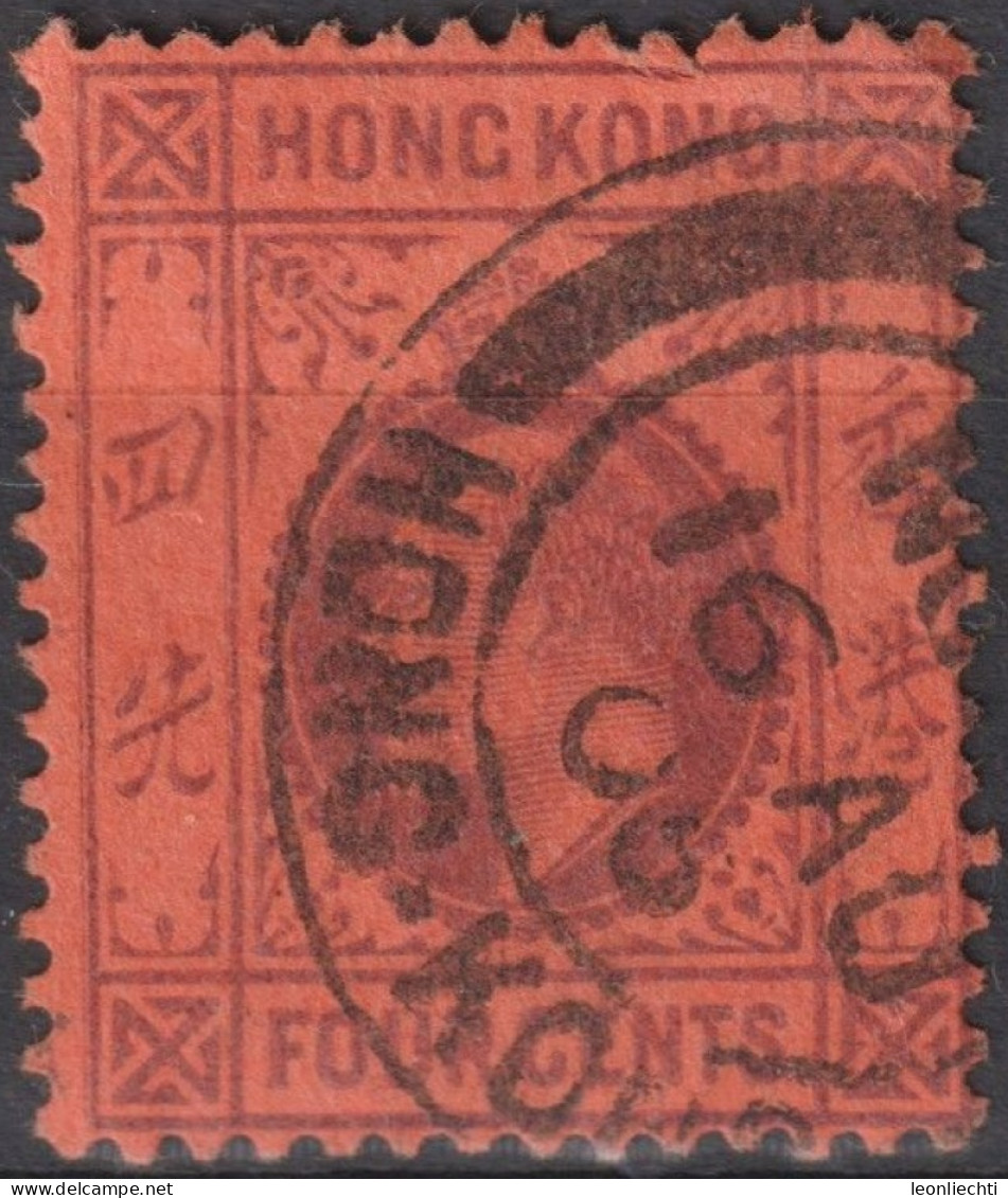 1906  Grossbritannien Alte Kolonie Hong Kong ° Mi:HK 77, Sn:HK 89, Yt:HK 78, King Edward VII - Gebruikt