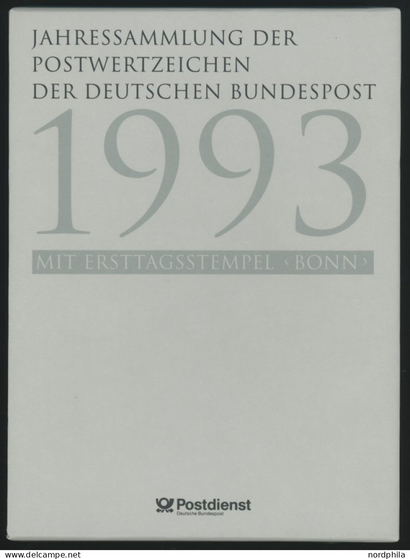 JAHRESSAMMLUNGEN Js 1 BrfStk, 1993, Jahressammlung, Pracht, Mi. 180.- - Sonstige & Ohne Zuordnung