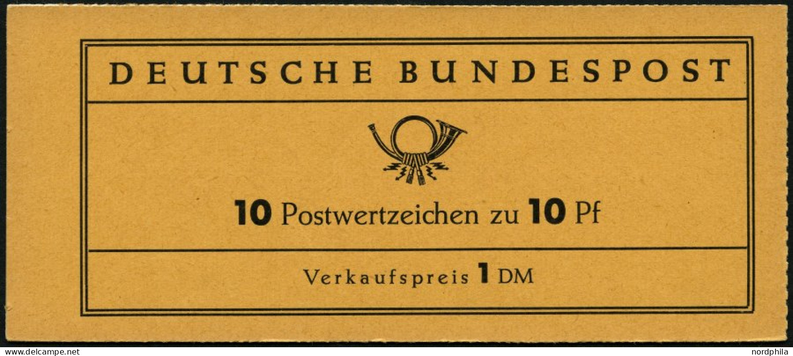 ZUSAMMENDRUCKE MH 6a , 1960, Markenheftchen Heuss Lumogen, Erstauflage, Schwach Fluoreszierend, Pracht, Gepr. D. Schlege - Other & Unclassified