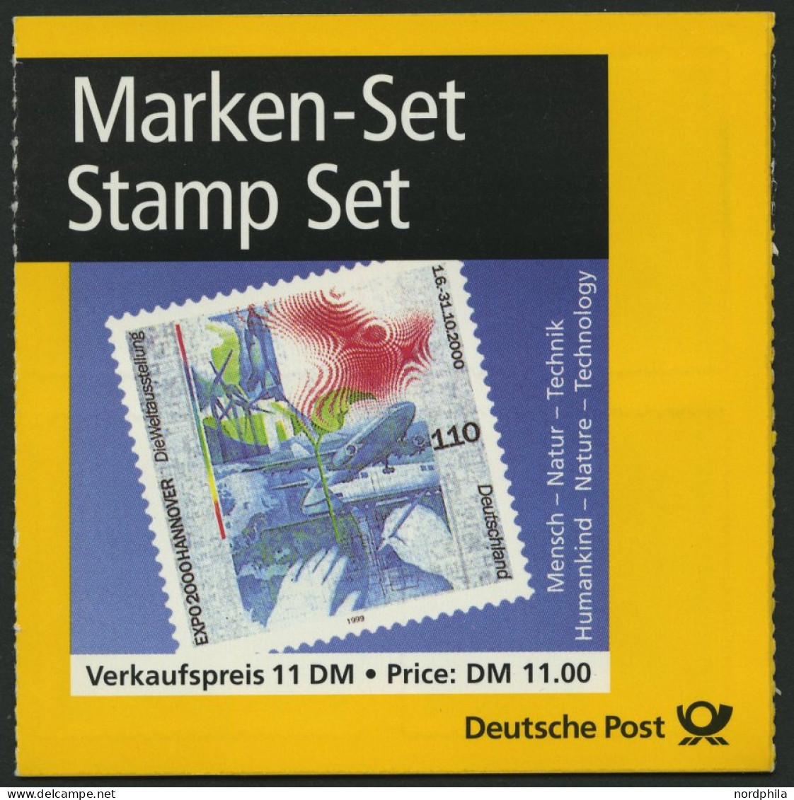 MARKENHEFTCHEN MH 40 , 2000, Markenheftchen EXPO, Pracht, Mi. 65.- - Andere & Zonder Classificatie