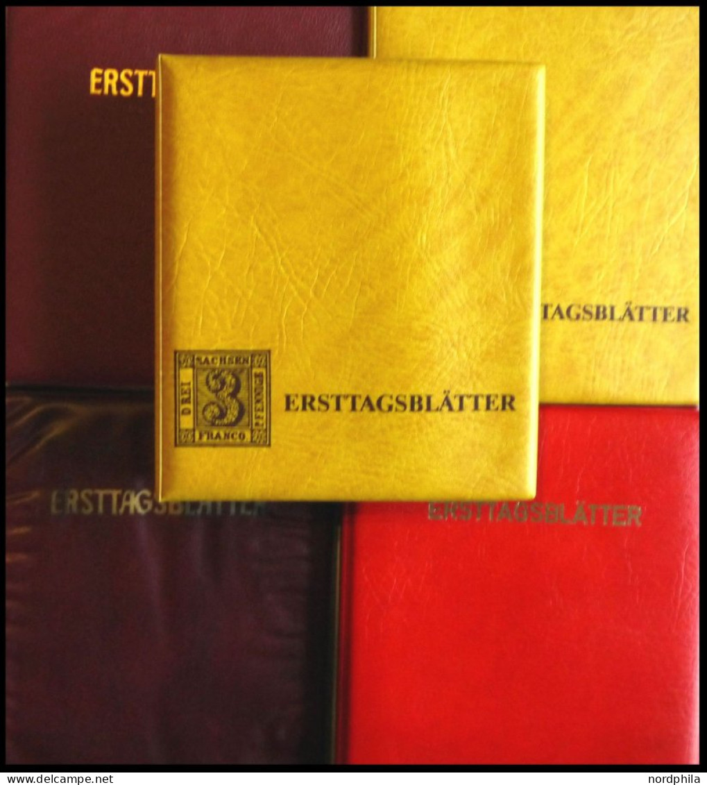 ERSTTAGSBLÄTTER 791-1443 BrfStk, 1974-89, Sammlung Kompletter Jahrgänge, ETB 1/74 - 33/89 In 5 Spezialalben, Pracht - Other & Unclassified