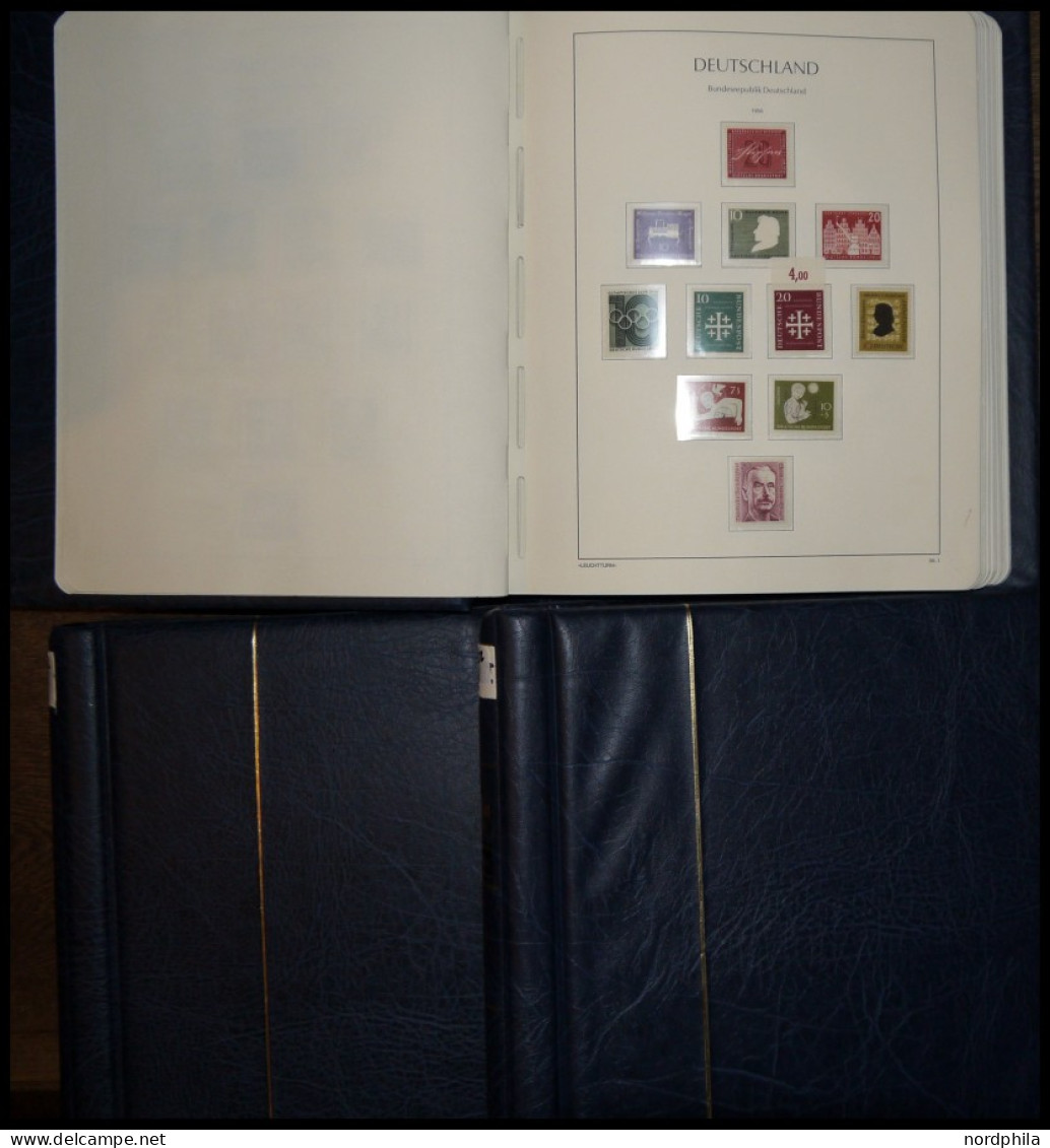 SAMMLUNGEN , 1956-99, Postfrische Komplette Sammlung (Mi.Nr. 227-2086) In 3 Blauen Neuwertigen Leuchtturm Falzlosalben,  - Other & Unclassified