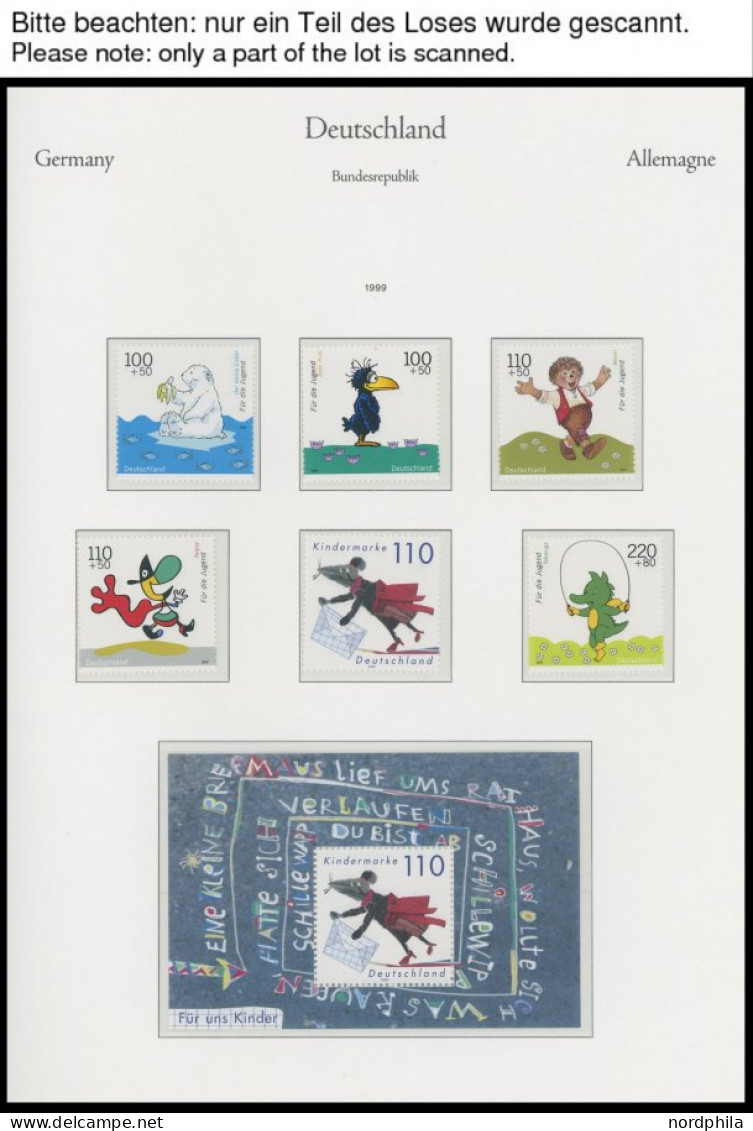 SAMMLUNGEN , Fast Komplette Postfrische Sammlung Bundesrepublik Von 1993-2000 (Text Bis 2002), 1993-97 Doppelt Im KA-BE- - Otros & Sin Clasificación