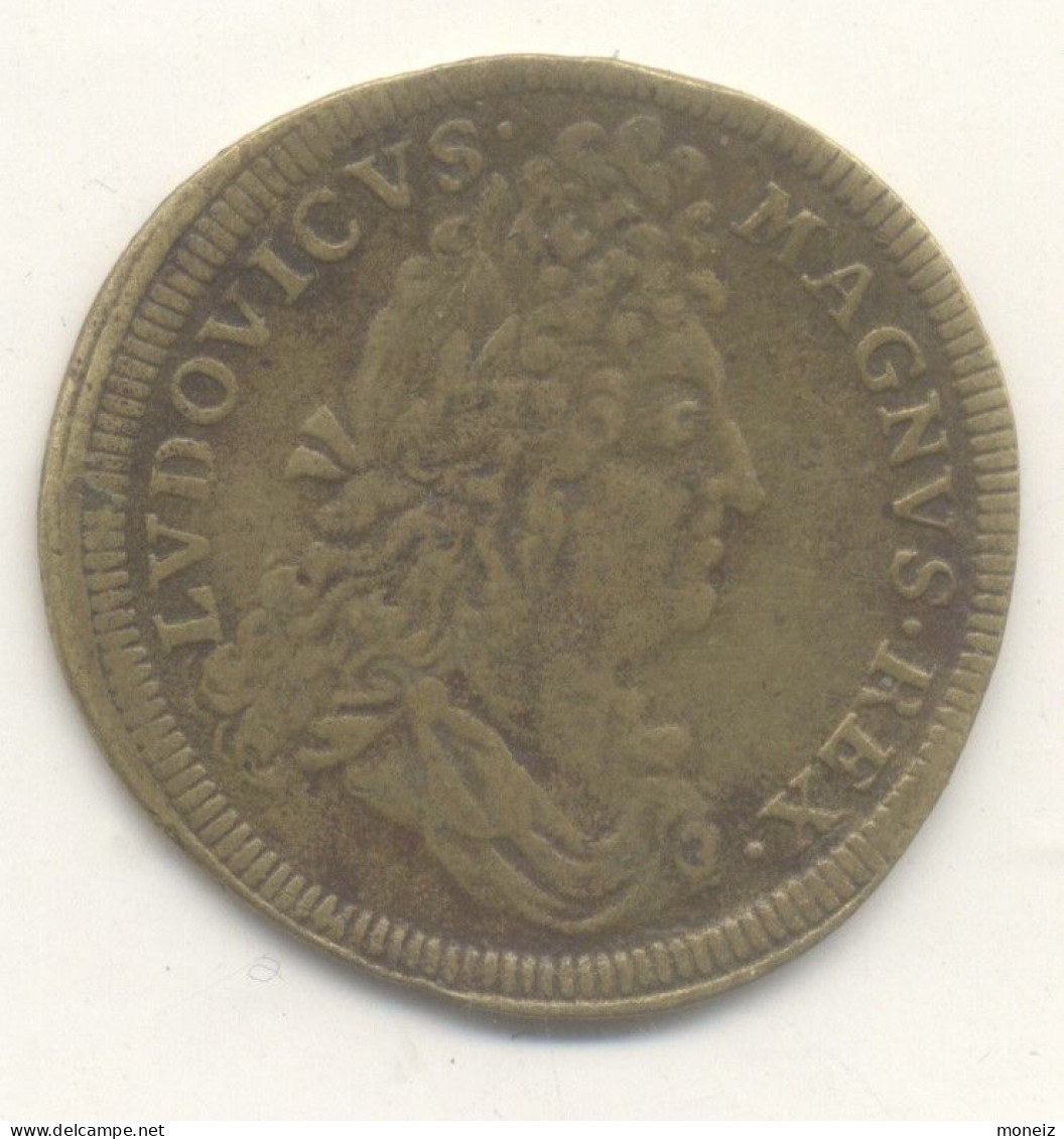 Jeton - Louis XIV - Rechenpfennig	Ville Libre Impériale De Nuremberg - Royal / Of Nobility