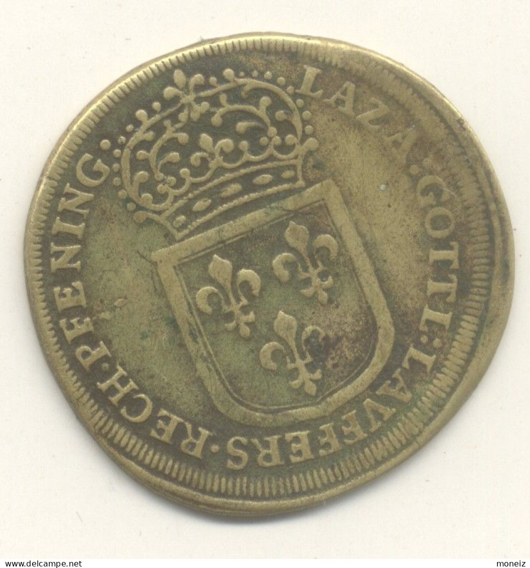 Jeton - Louis XIV - Rechenpfennig	Ville Libre Impériale De Nuremberg - Royal / Of Nobility