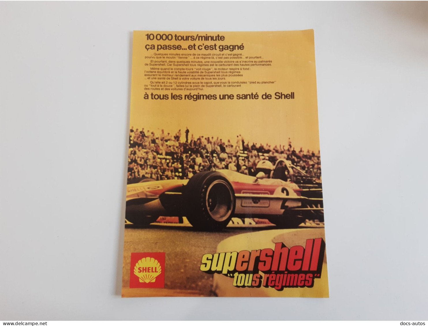 Carburant Supershell - Publicité De Presse - Altri & Non Classificati