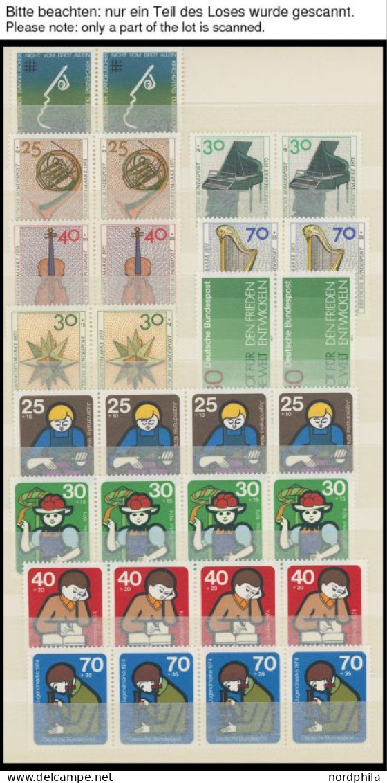 LOTS Paar , 1972-87, Partie Von über 230 Postfrischen Paaren, Pracht, Mi. über 600.- - Autres & Non Classés