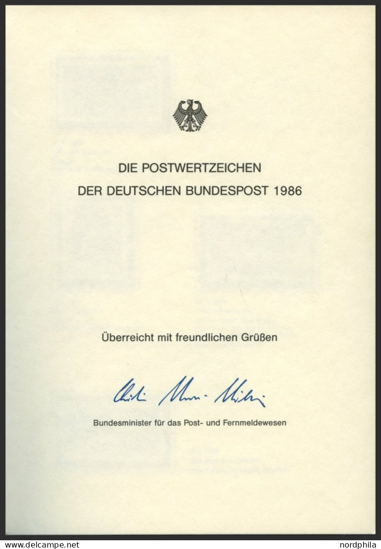 BUND/BERLIN MINISTERJAHRB MJg 86 , 1986, Ministerjahrbuch Gelb, Pracht - Ungebraucht