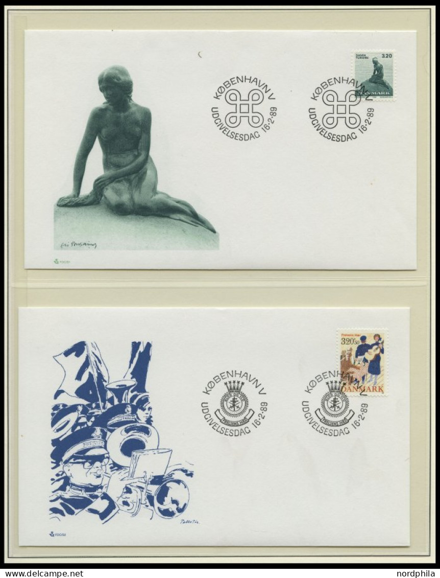 SAMMLUNGEN, LOTS 1984-91, Bis Auf Wenige Werte Komplette Sammlung Von Ca. 140 FDC`s In 3 Neuwertigen Lindner-Spezialalbe - Other & Unclassified