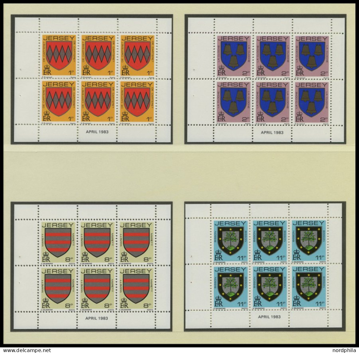 SAMMLUNGEN, LOTS Bl.,KB,H-Bl. , 1976-86, Kleine Partie Verschiedener Blocks, Kleinbogen Und Heftchenblätter Großbritanni - Collections