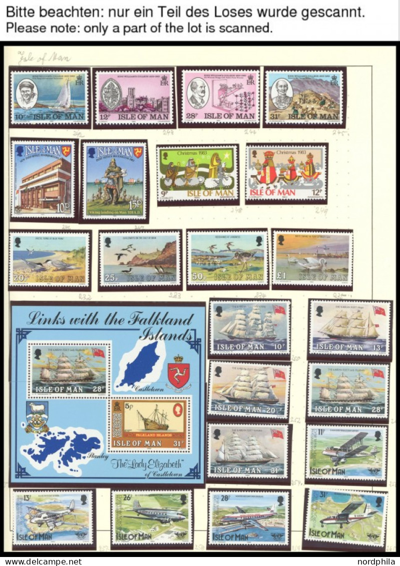 INSEL MAN , 1958-1987, Postfrisch Scheinbar Komplette Sammlung Auf Seiten, Prachterhaltung - Isle Of Man