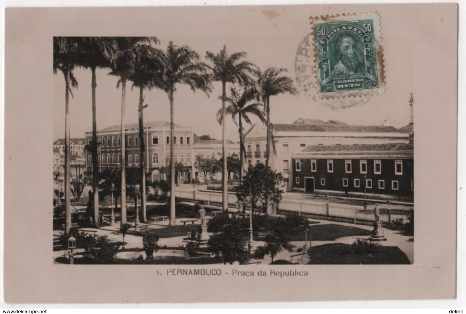 BRASIL Carte Photo Pernambuco RECIFE Praça Da Republica - Recife