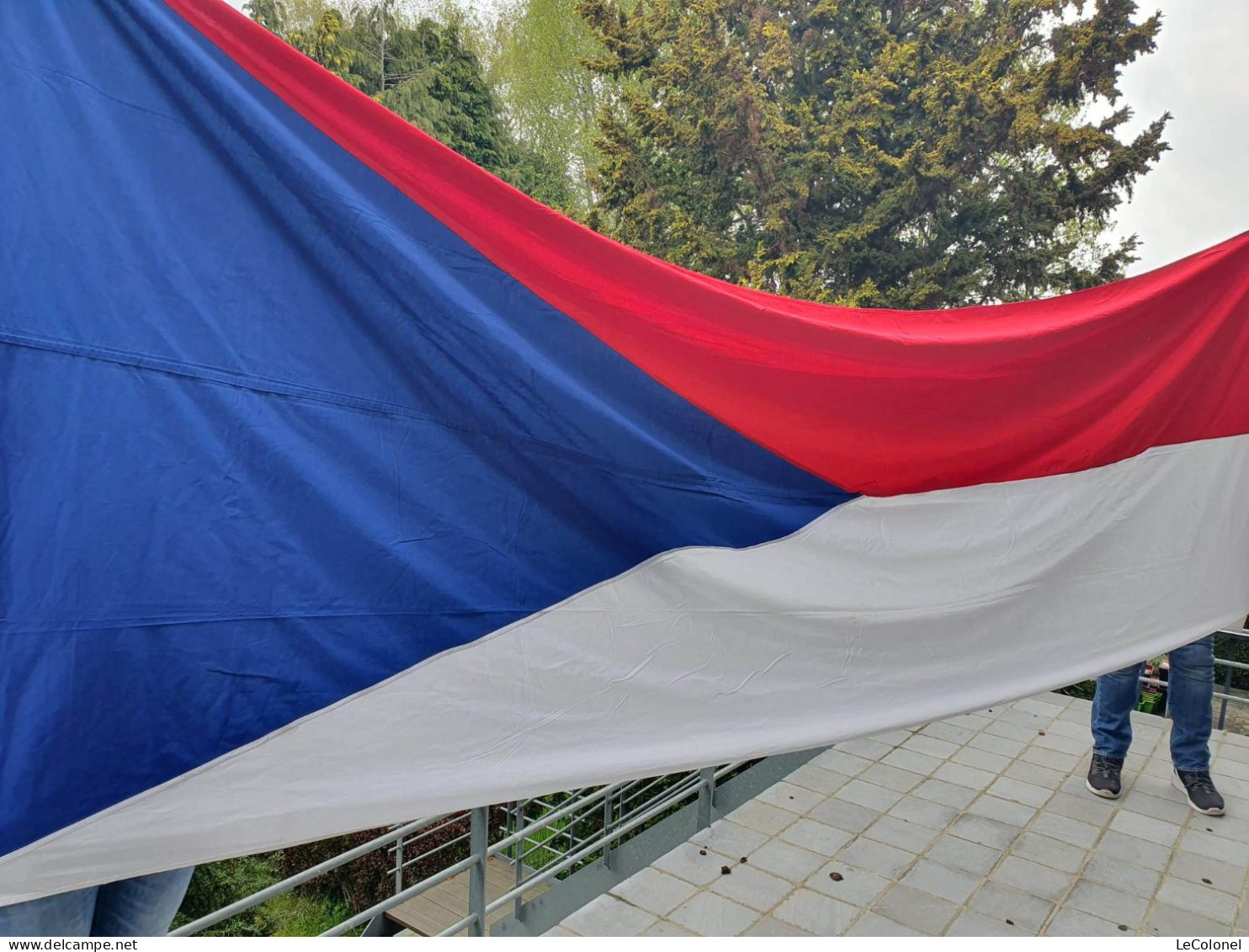 Grand Drapeau Tchéquoslovaquie 1980-90 - Bandiere