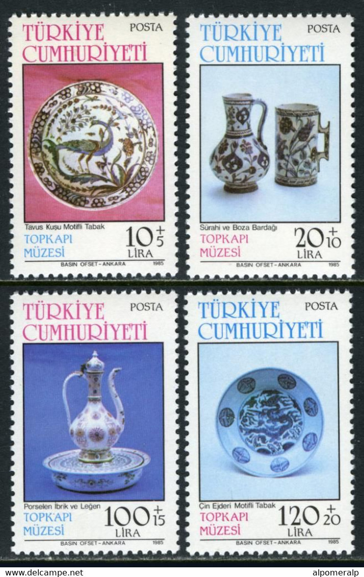 Türkiye 1985 Mi 2708-2711 MNH Treasures From The Topkapi Museum (2nd Issue) - Neufs