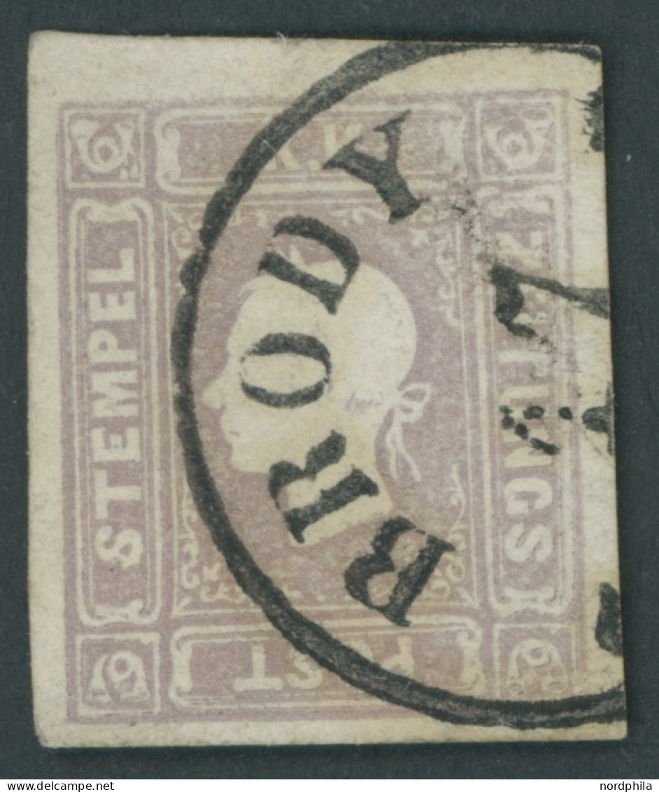 ÖSTERREICH BIS 1867 17 O, 1858, 1.05 Kr. Lila, K1 BRODY, Pracht, Fotobefund Dr. Ferchenbauer, Mi. 400.- - Andere & Zonder Classificatie