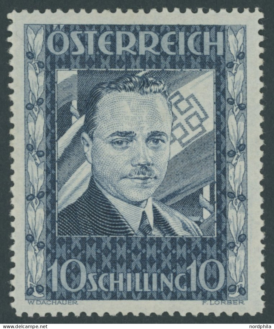 ÖSTERREICH 1918-1938 588 , 1936, 10 S. Dollfuß, Postfrisch, Pracht, Mi. 1400.- - Other & Unclassified