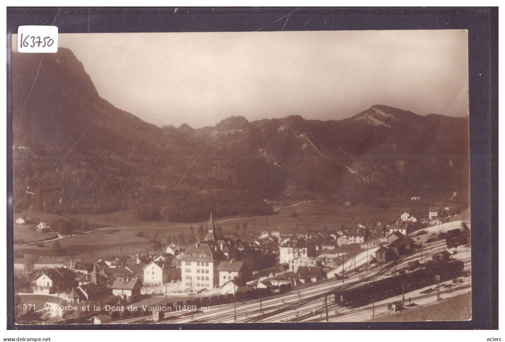 DISTRICT D'ORBE - VALLORBE - TRAIN - BAHN - TB - Vallorbe