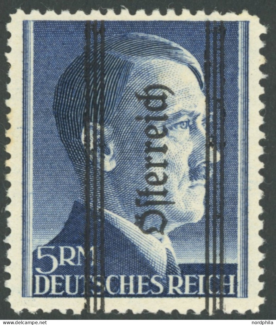 ÖSTERREICH 1945-1949 696IIA , 1945, 5 RM Grazer Aufdruck, Type II, Postfrisch, Feinst (Gummi Teils Etwas Stockig), Mi. 3 - Sonstige & Ohne Zuordnung