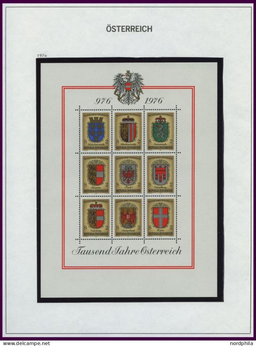 SAMMLUNGEN , komplette postfrische Sammlung Österreich von 1961-83, Prachterhaltung, Mi. 390.-