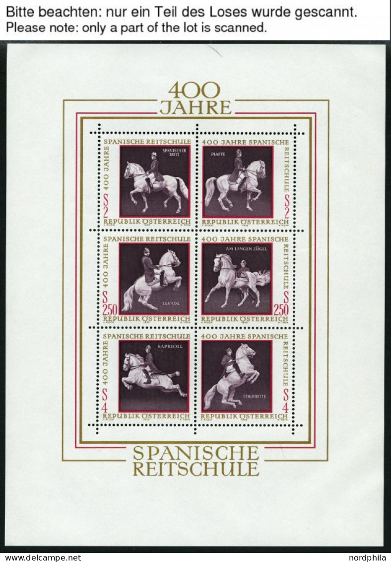 SAMMLUNGEN , Komplette Postfrische Sammlung Österreich Von 1972-82 Im Lindner Falzlosalbum, Prachterhaltung, Mi. 280.- - Verzamelingen