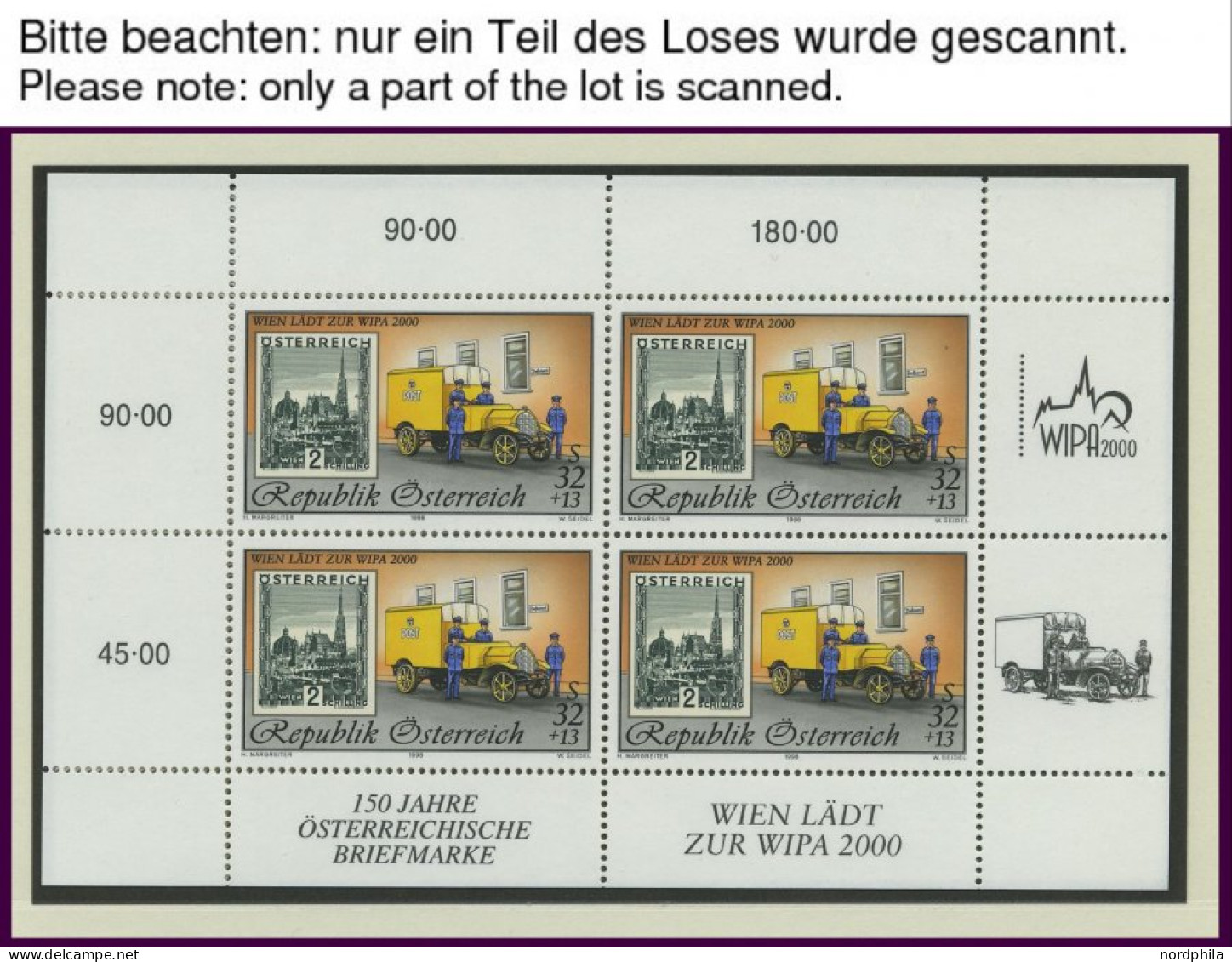 SAMMLUNGEN ,o , Sammlung Österreich Von 1991-2001 Im Lindner Falzlosalbum, Postfrisch überkomplett Mit Einigen Kleinboge - Colecciones