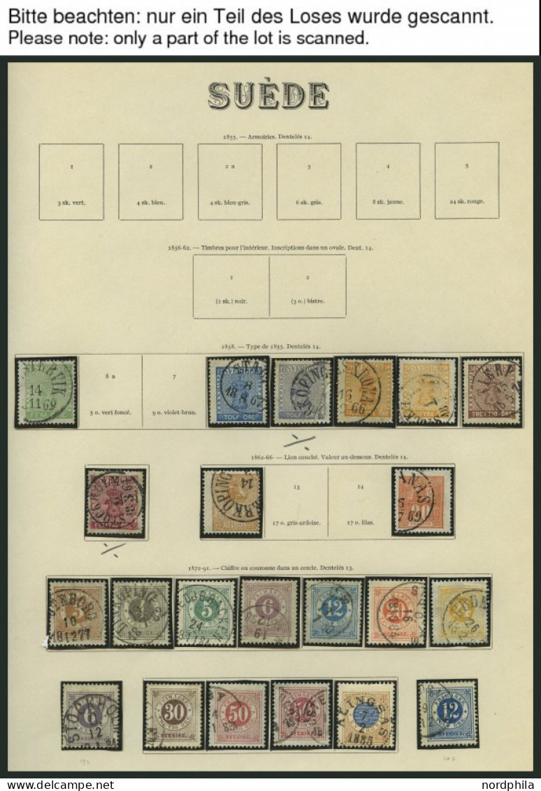 SAMMLUNGEN, LOTS O, , 1858-1943, Sauberer Alter Sammlungsteil Auf Yvert-Seiten, Meist Feinst/Pracht, Mi. Ca. 1200.- - Verzamelingen