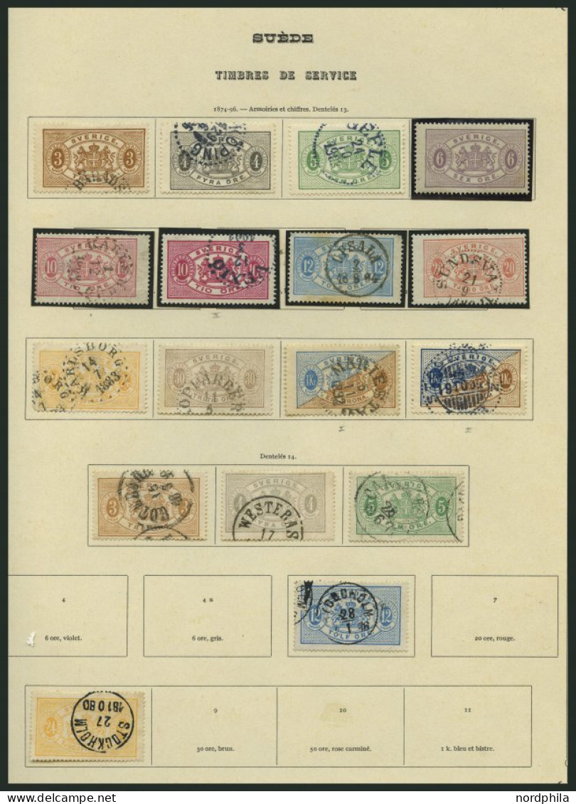 SAMMLUNGEN, LOTS O, , 1858-1943, Sauberer Alter Sammlungsteil Auf Yvert-Seiten, Meist Feinst/Pracht, Mi. Ca. 1200.- - Verzamelingen