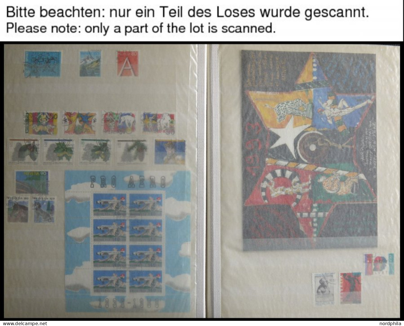 SAMMLUNGEN O, 1979-94, Komplette Gestempelte Sammlung Schweiz Im Einsteckbuch, Einige Sätze Mehrfach, Dazu Einige Ausgab - Verzamelingen