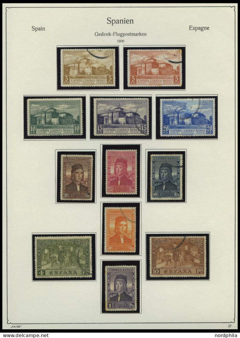 SPANIEN ,o, , Sammlung Spanien Von 1850-1953 Mit Einigen Mittleren Ausgaben, Fast Nur Prachterhaltung - Other & Unclassified